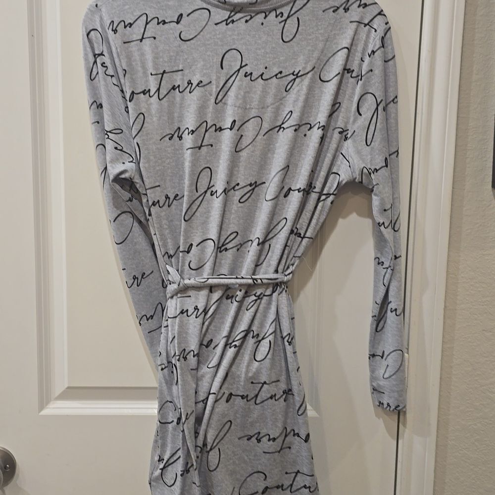 Juicy Couture 3-PC Script Logo Cami, Short, & Robe Set - Picture 6 of 6